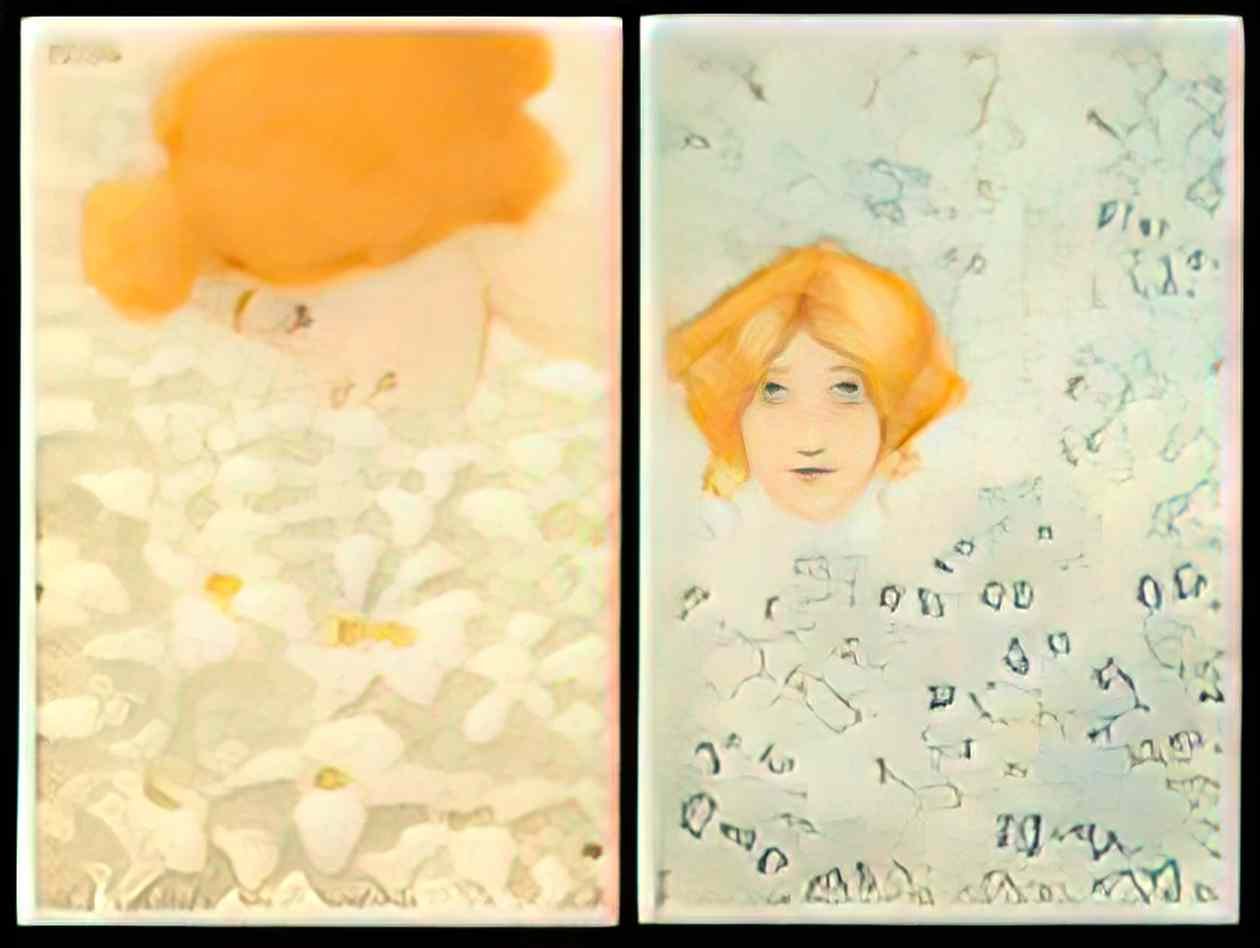 Raphael Kirchner erika 2 Art A4 Photo Print
