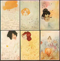 Raphael Kirchner erika Art A4 Photo Print