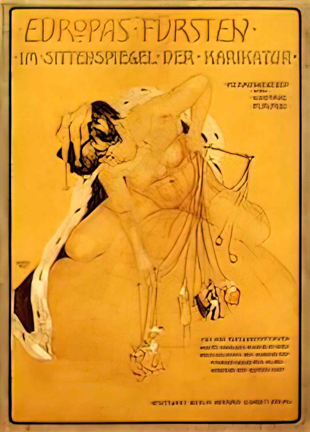 Raphael Kirchner europe s princes Art A4 Photo Print