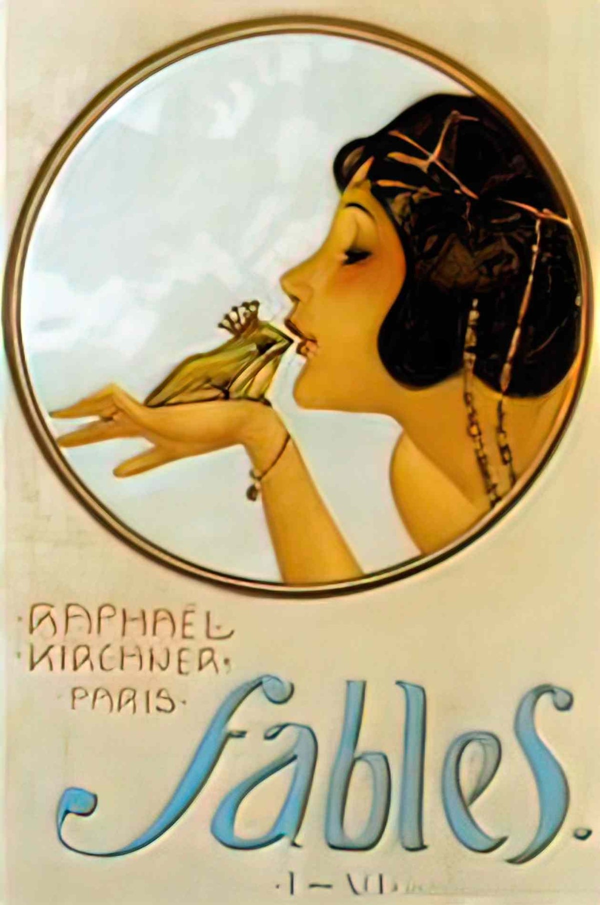 Raphael Kirchner fables 1903 1 Art A4 Photo Print