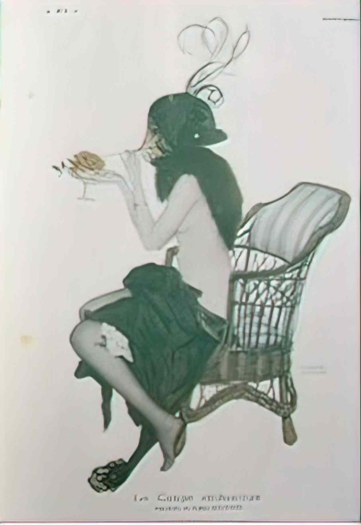 Raphael Kirchner fantasy 1914 Art A4 Photo Print