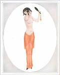 Raphael Kirchner from brown to blonde 2 Art A4 Photo Print