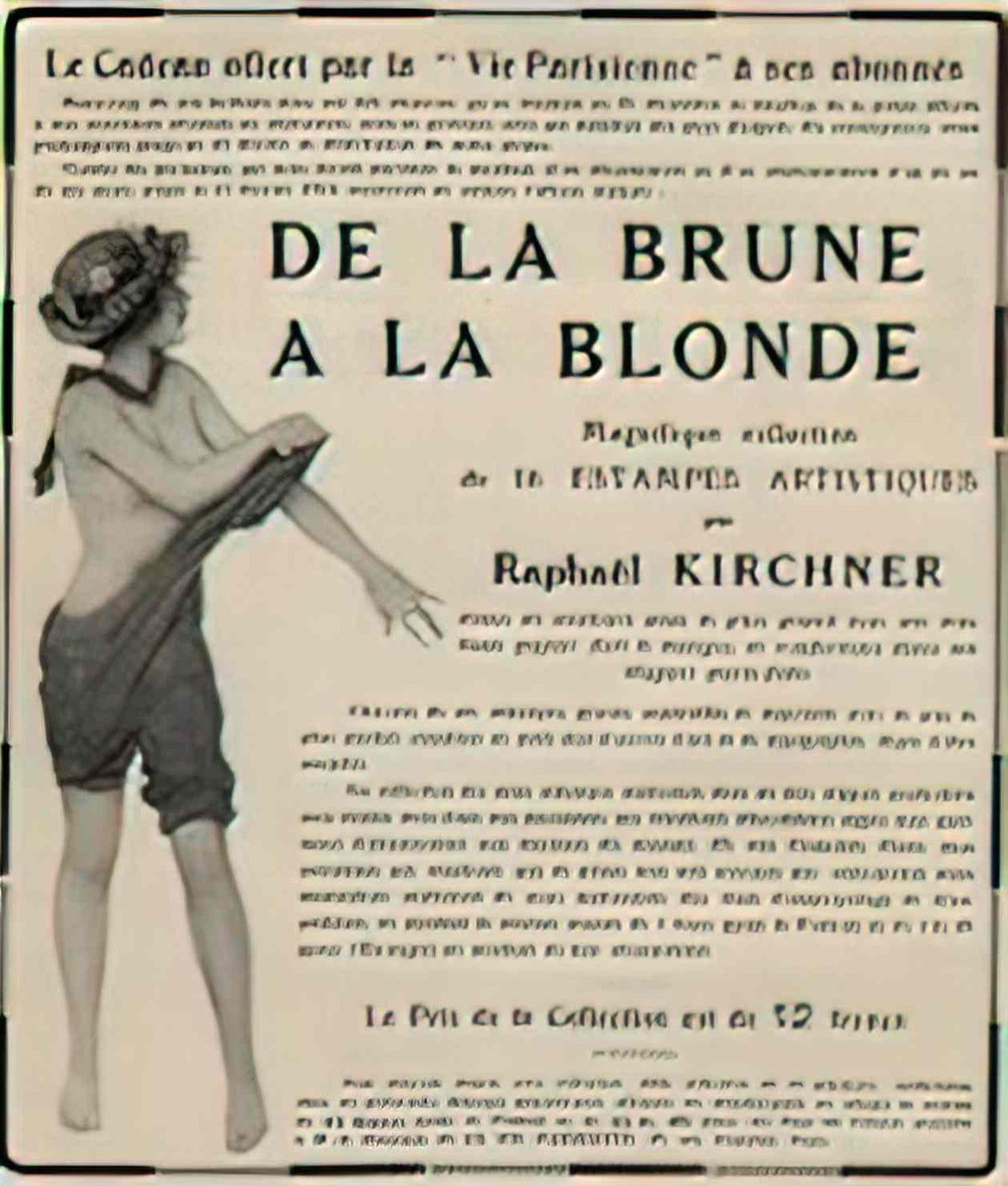 Raphael Kirchner from brown to blonde 3 Art A4 Photo Print