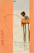 Raphael Kirchner geisha 4 Art A4 Photo Print