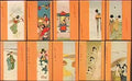 Raphael Kirchner geisha orange Art A4 Photo Print