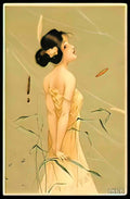 Raphael Kirchner girls amid plants 1 Art A4 Photo Print