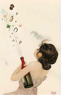 Raphael Kirchner girls with good luck charms 1 Art A4 Photo Print