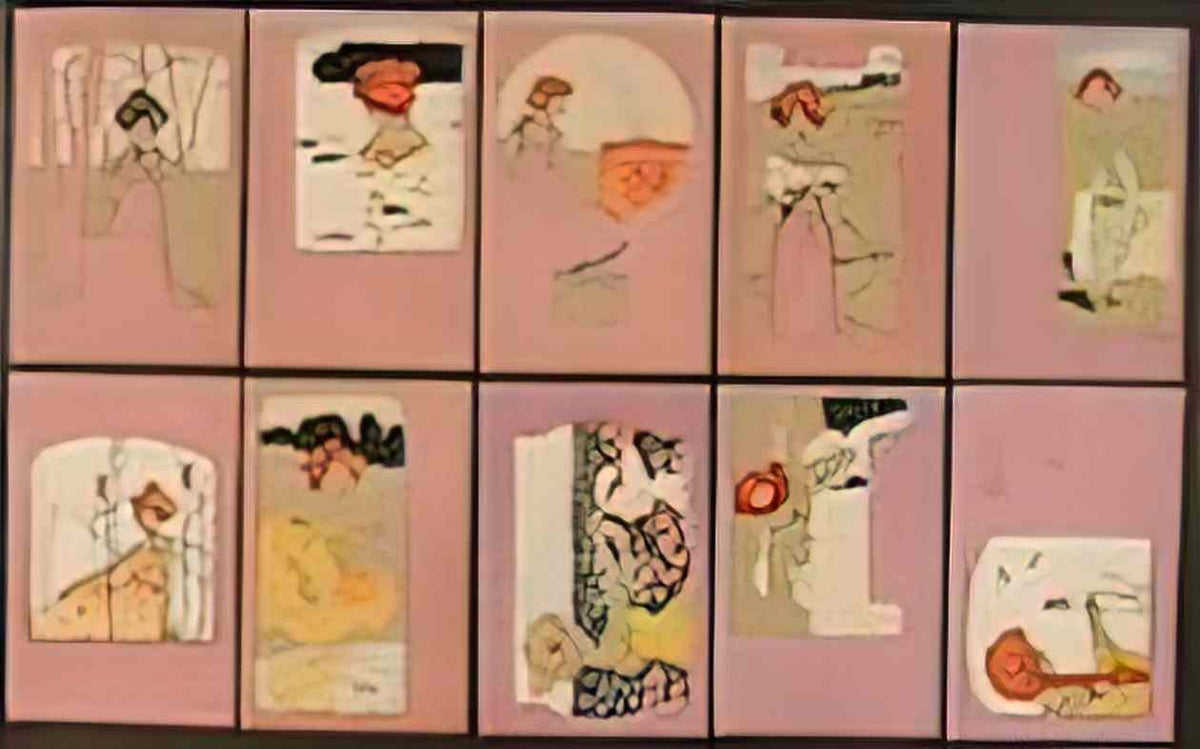 Raphael Kirchner girls with purple surrounds 1900 Art A4 Photo Print