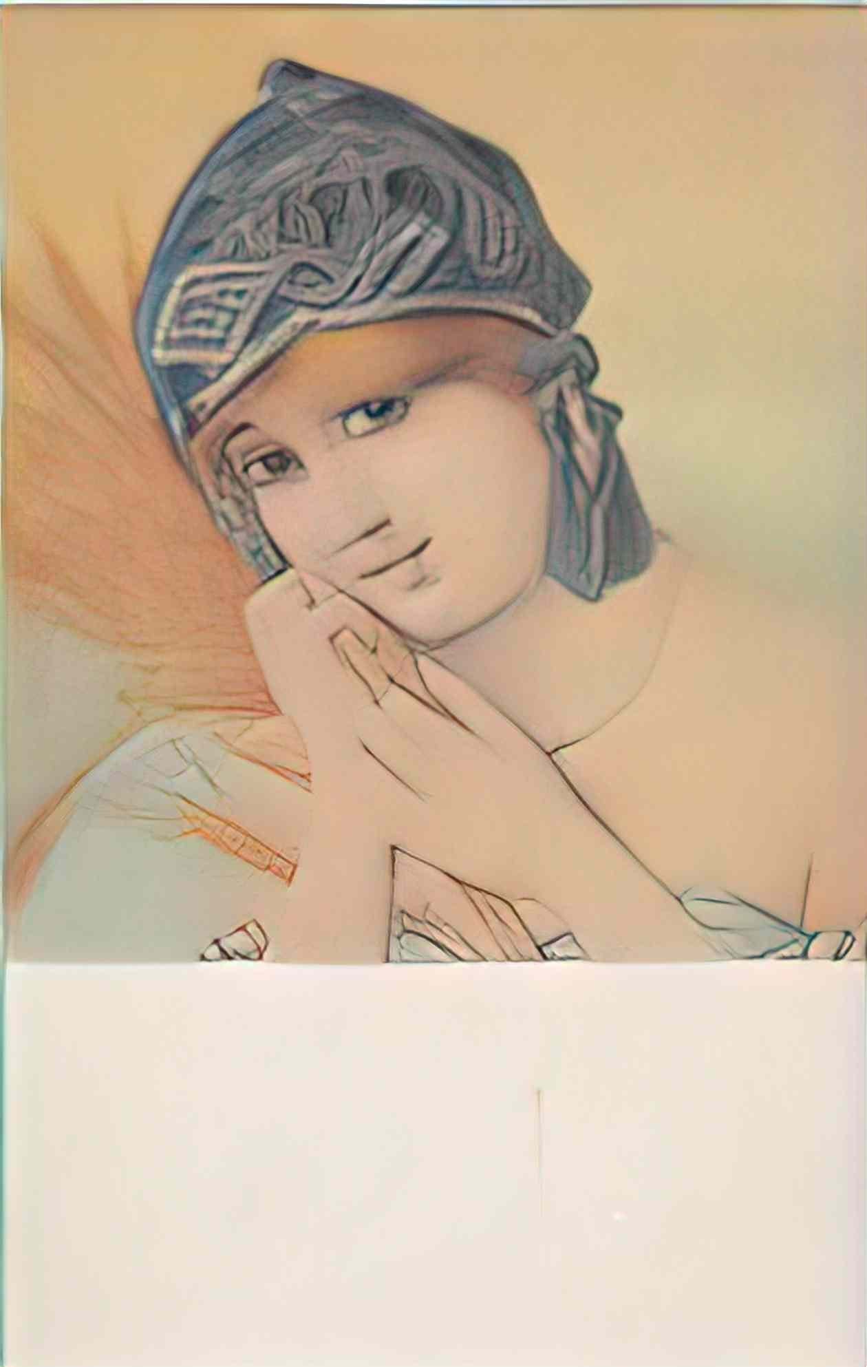 Raphael Kirchner gleaner Art A4 Photo Print