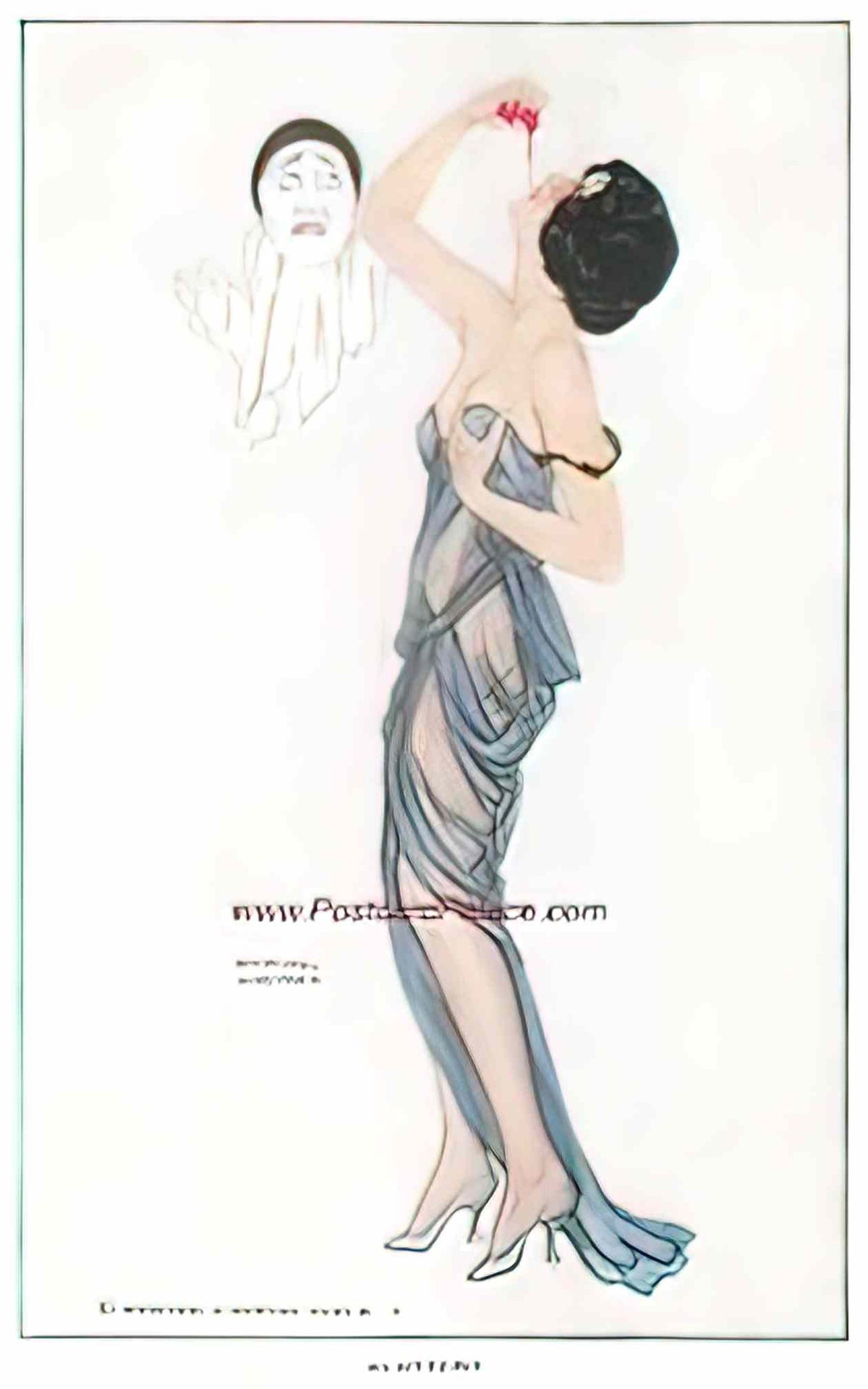 Raphael Kirchner gluttony Art A4 Photo Print