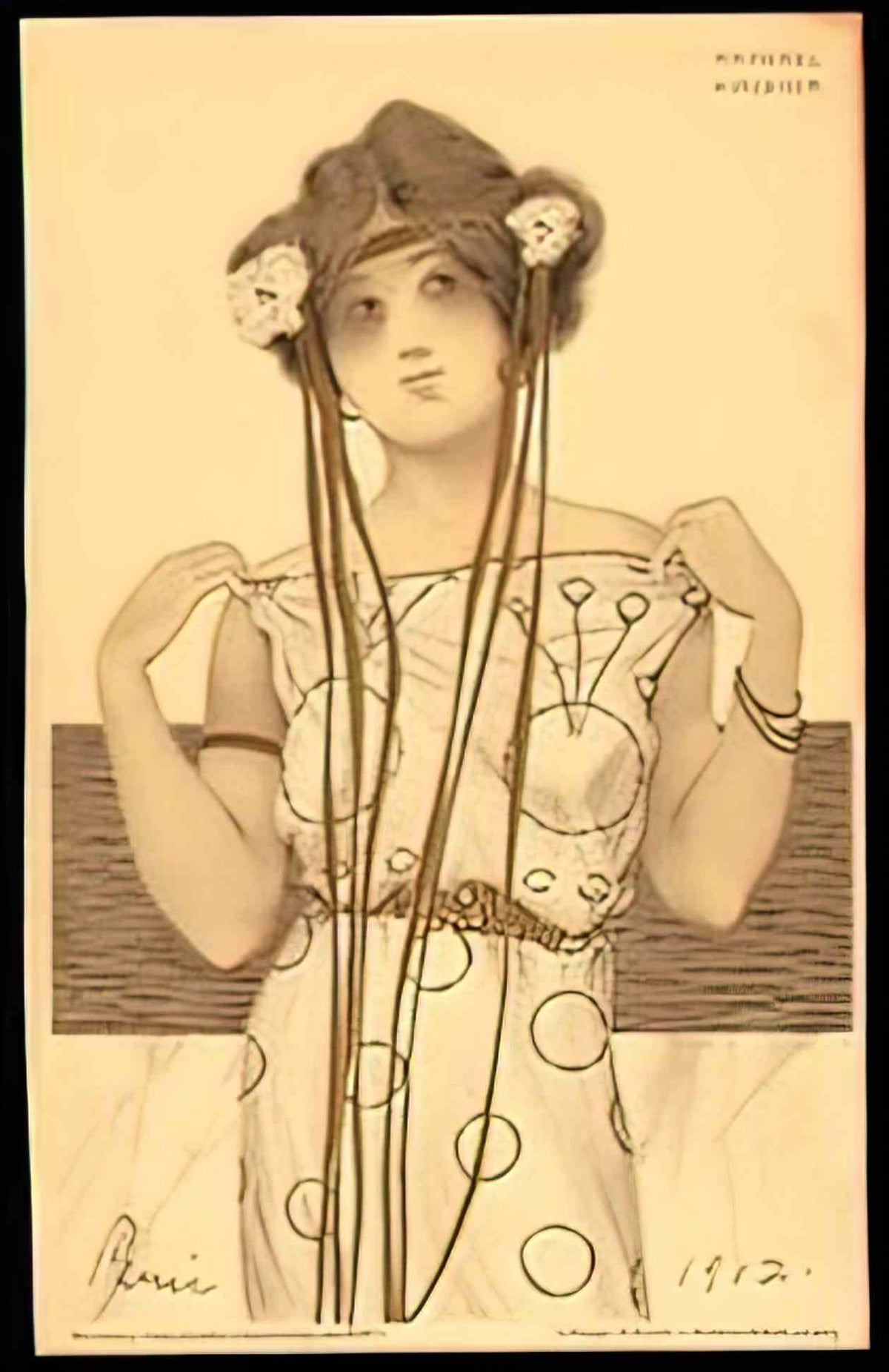 Raphael Kirchner greek virgins 1900 3 Art A4 Photo Print