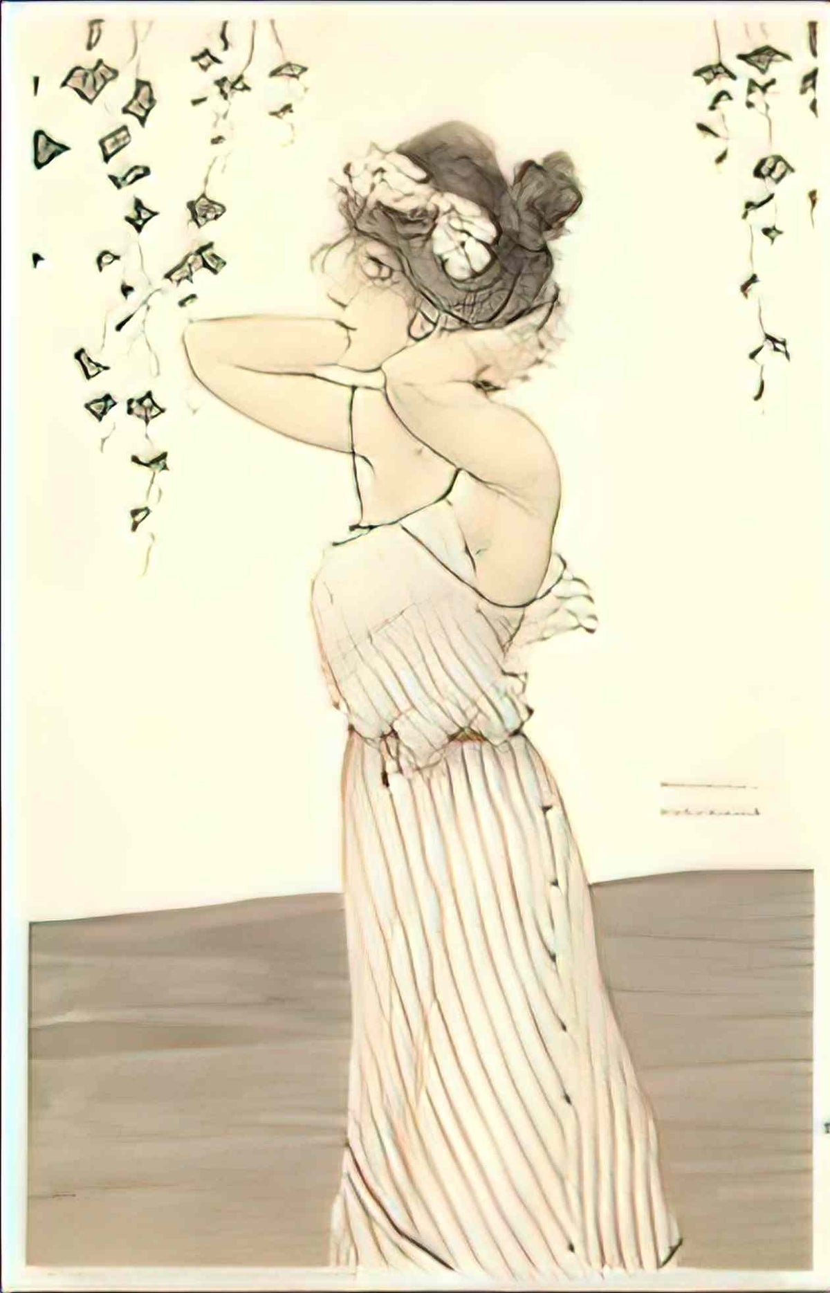 Raphael Kirchner greek virgins 1900 4 Art A4 Photo Print