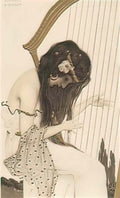 Raphael Kirchner greek virgins 1900 Art A4 Photo Print