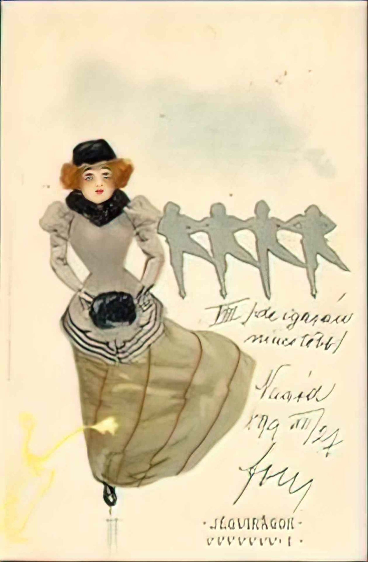 Raphael Kirchner ice flowers 1899 1 Art A4 Photo Print