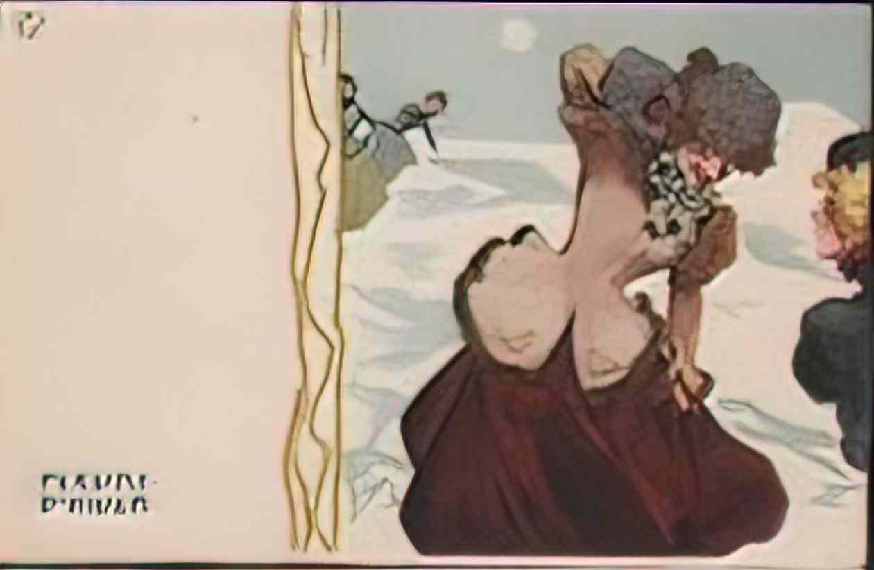 Raphael Kirchner ice flowers 1899 4 Art A4 Photo Print