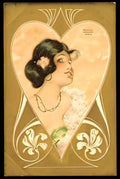 Raphael Kirchner jewellery 1 Art A4 Photo Print