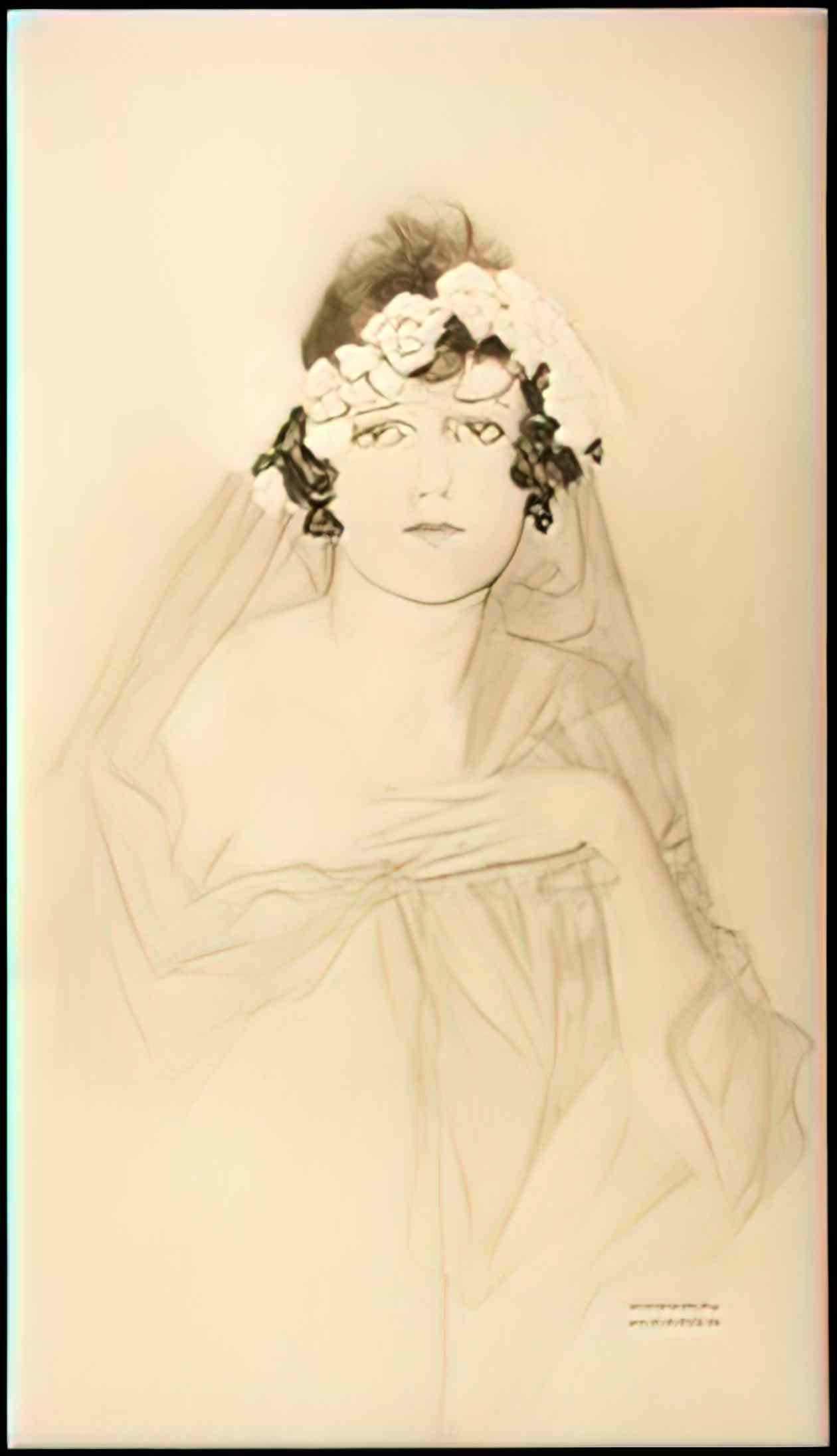 Raphael Kirchner justine johnstone 1 Art A4 Photo Print