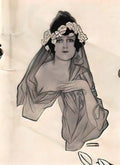 Raphael Kirchner justine johnstone Art A4 Photo Print
