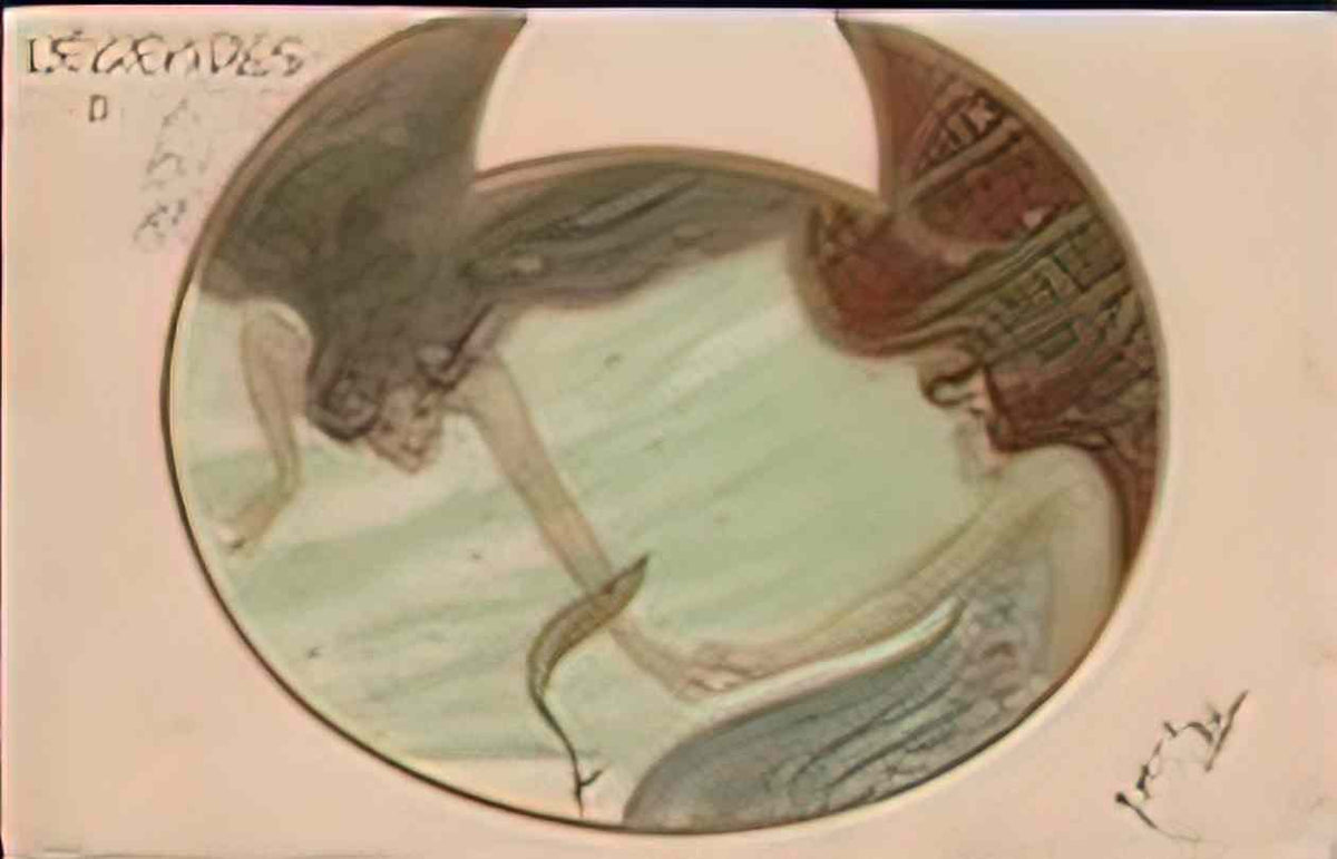 Raphael Kirchner legendes 1903 1 Art A4 Photo Print