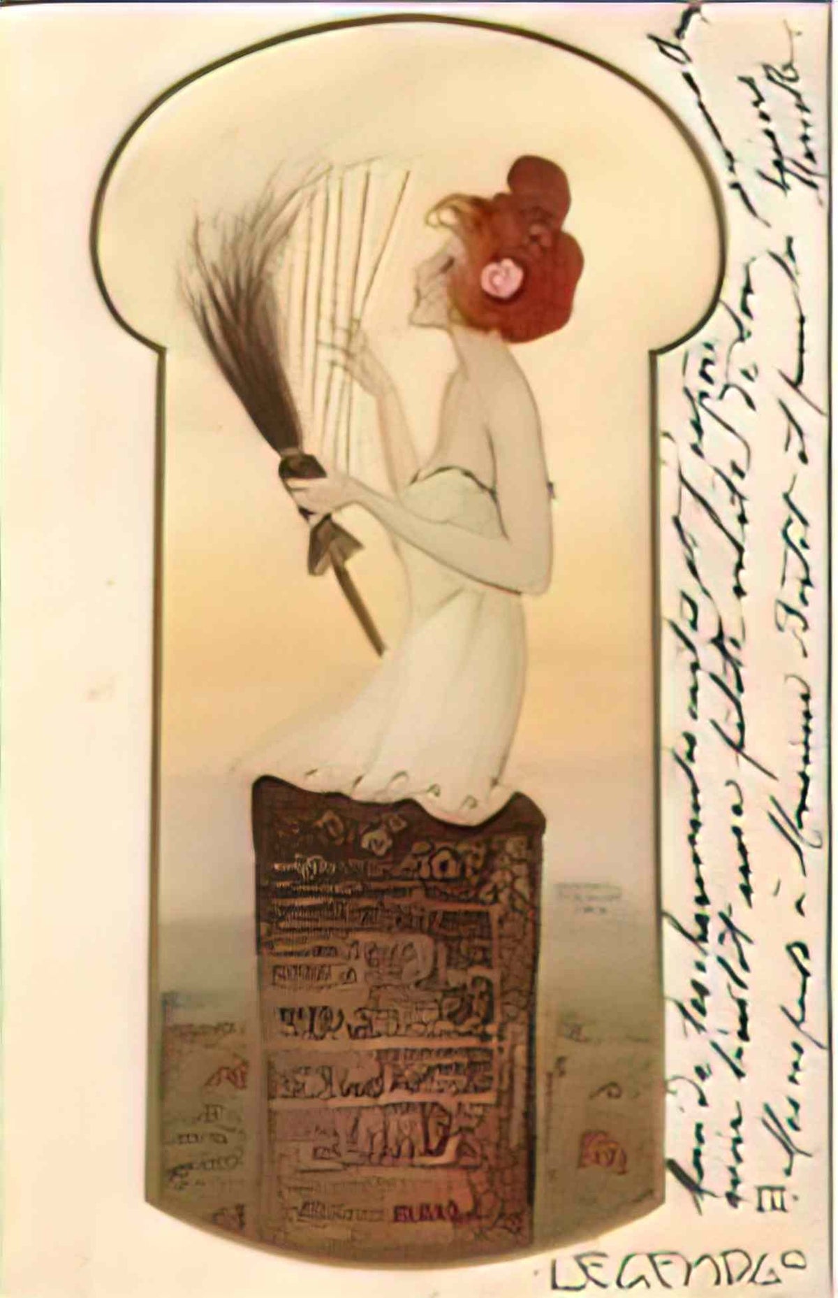 Raphael Kirchner legendes 1903 2 Art A4 Photo Print