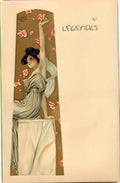 Raphael Kirchner legendes 1903 4 Art A4 Photo Print