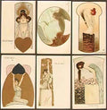 Raphael Kirchner legendes 1903 Art A4 Photo Print