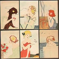 Raphael Kirchner love thoughts 1900 Art A4 Photo Print