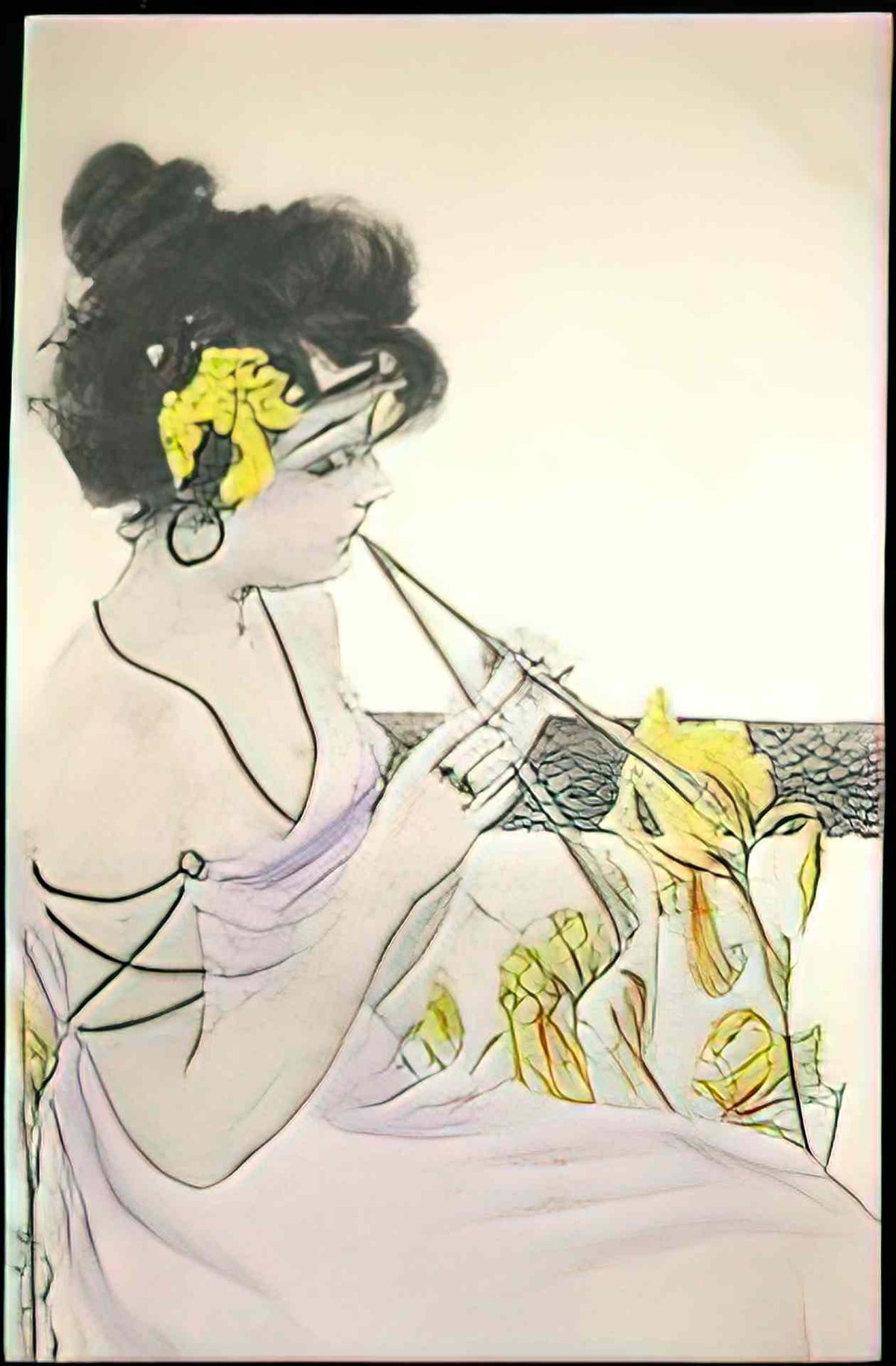Raphael Kirchner maid of athens 1900 4 Art A4 Photo Print