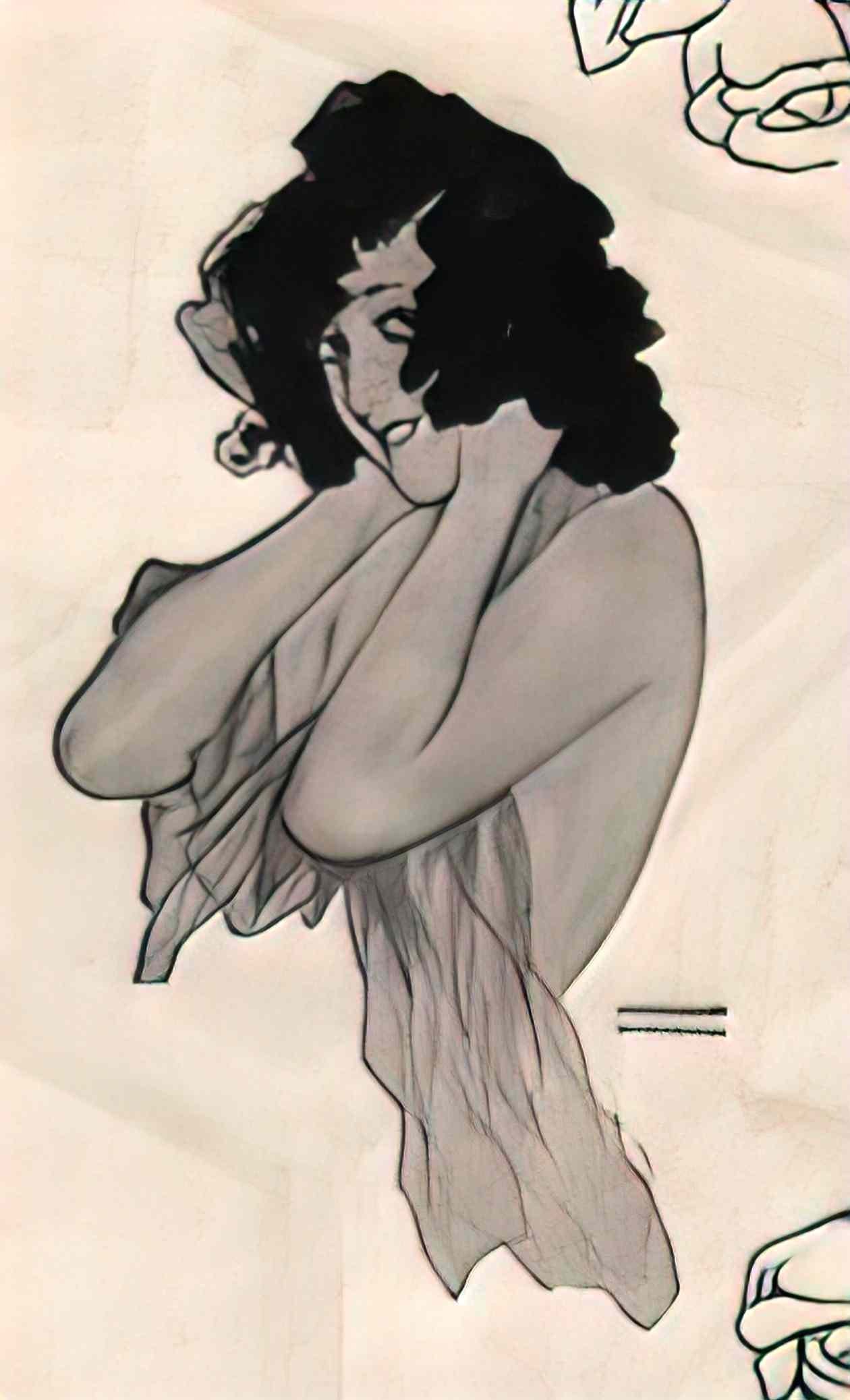 Raphael Kirchner marcelle earle Art A4 Photo Print