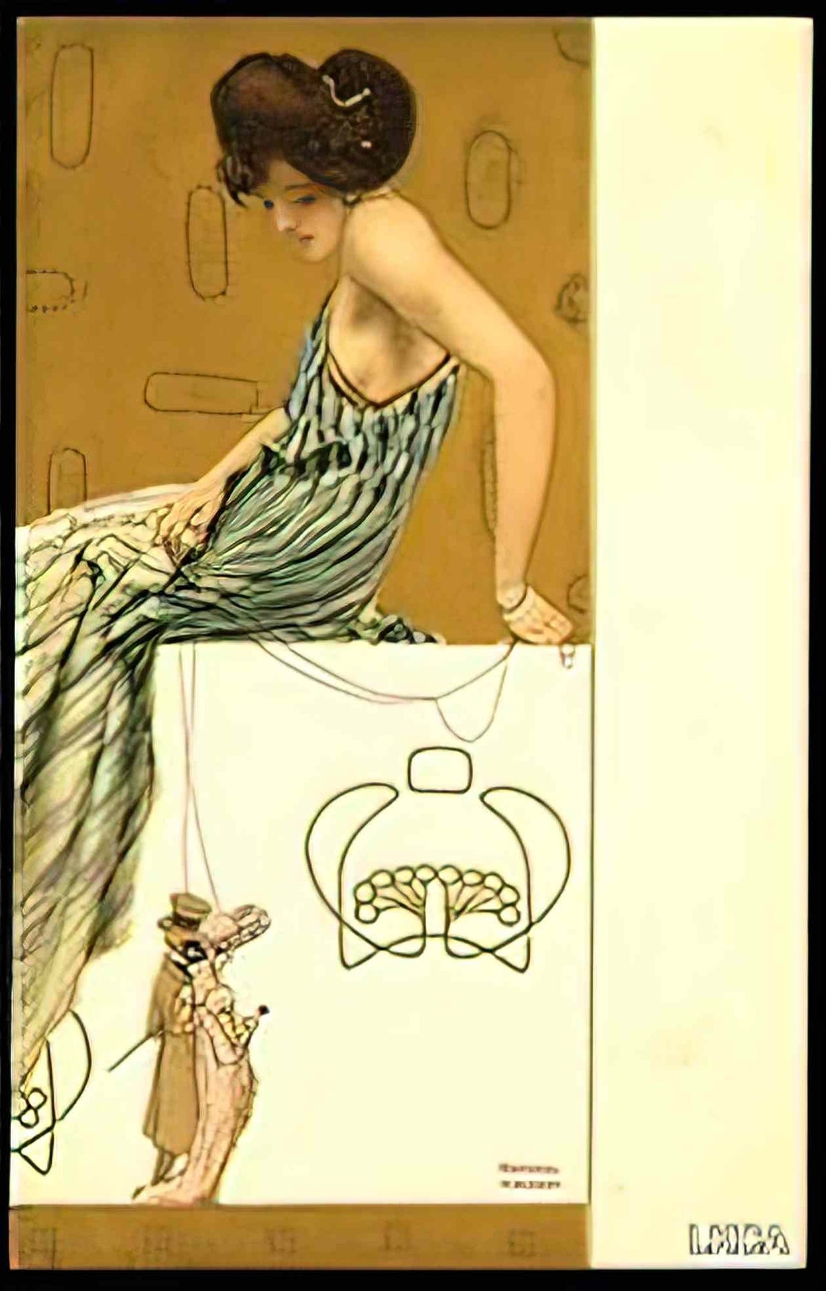 Raphael Kirchner marionettes 1 Art A4 Photo Print