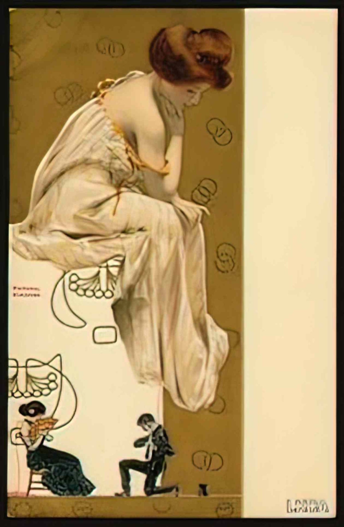 Raphael Kirchner marionettes 2 Art A4 Photo Print