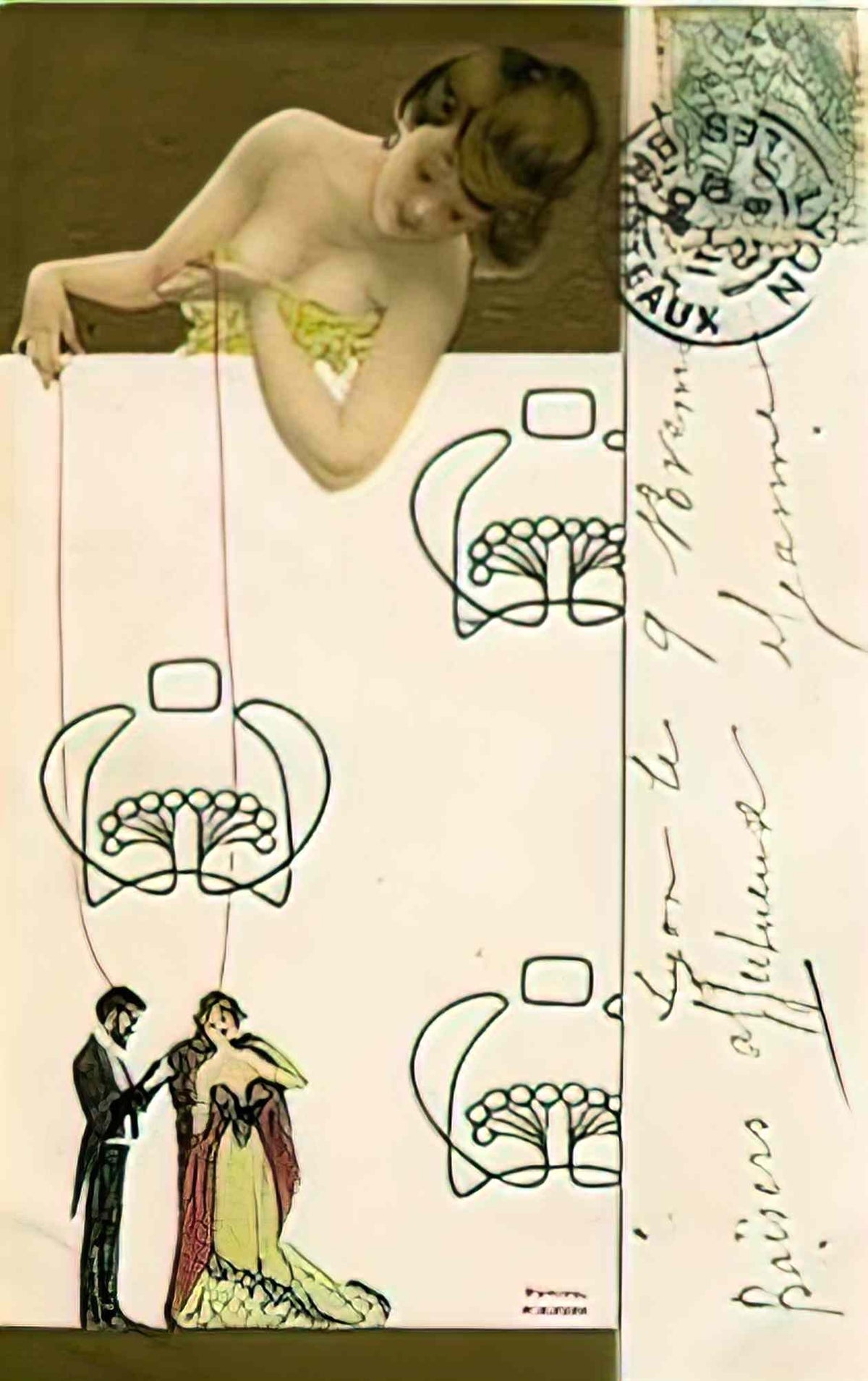 Raphael Kirchner marionettes 3 Art A4 Photo Print
