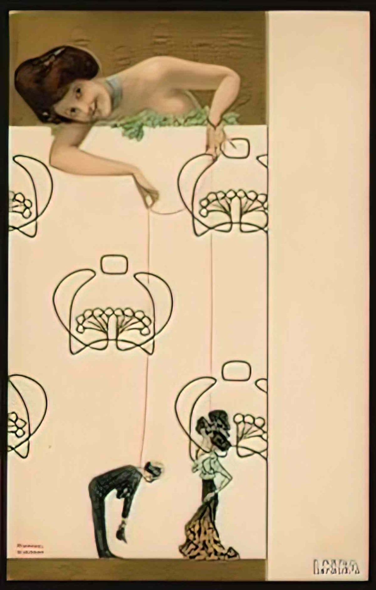 Raphael Kirchner marionettes Art A4 Photo Print