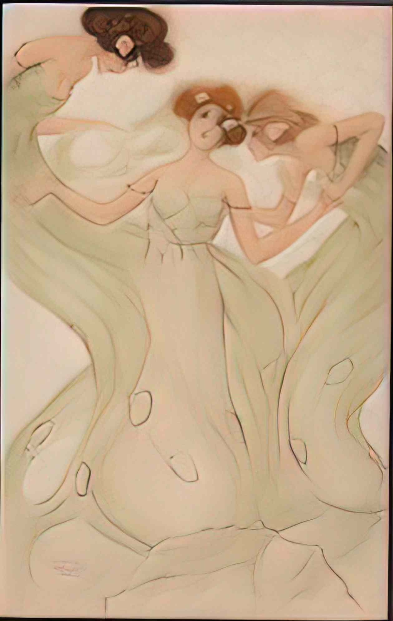 Raphael Kirchner mayflyes 1904 3 Art A4 Photo Print
