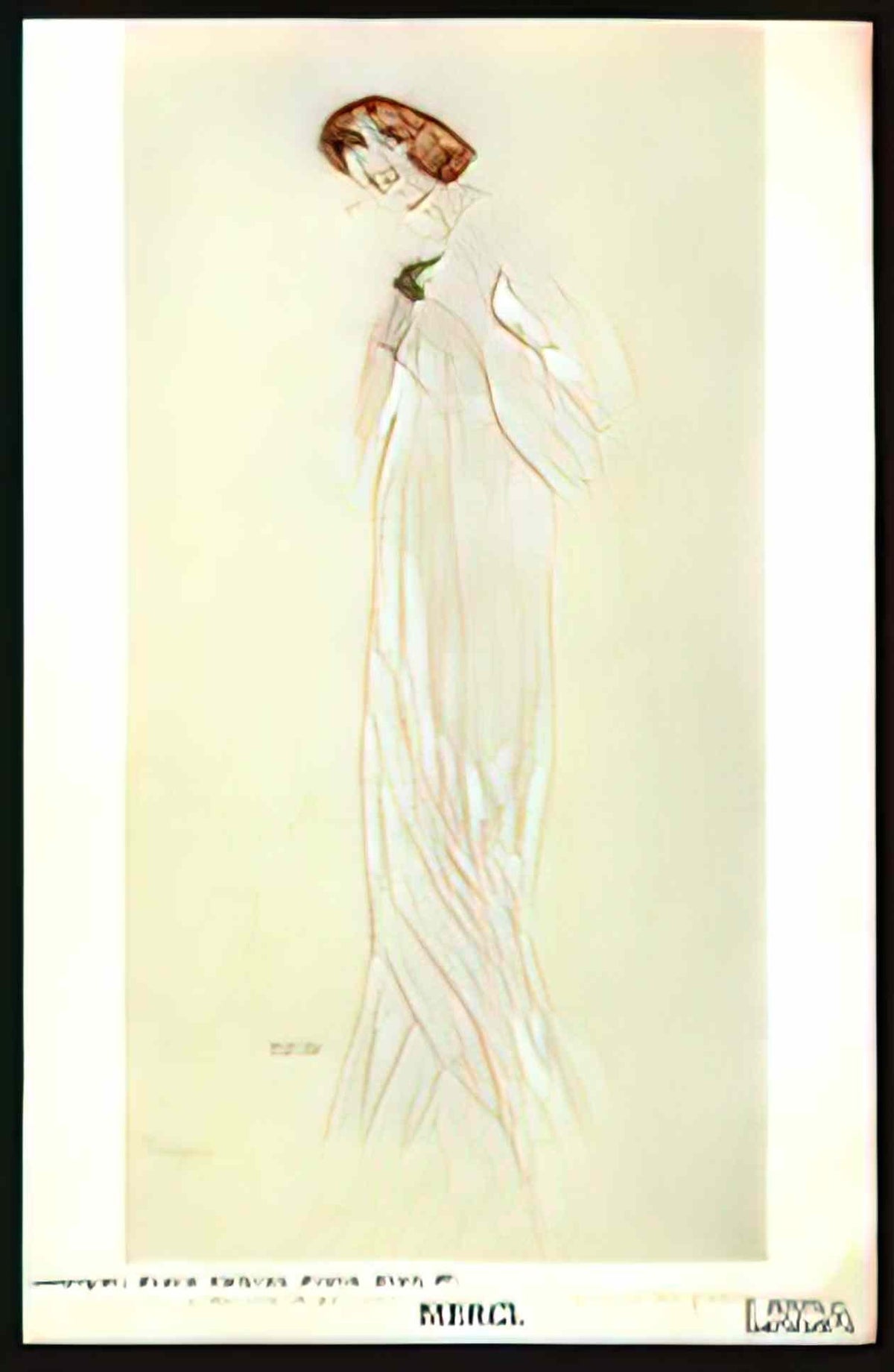 Raphael Kirchner merci ii 1916 Art A4 Photo Print