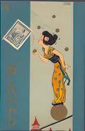 Raphael Kirchner mikado 1900 4 Art A4 Photo Print