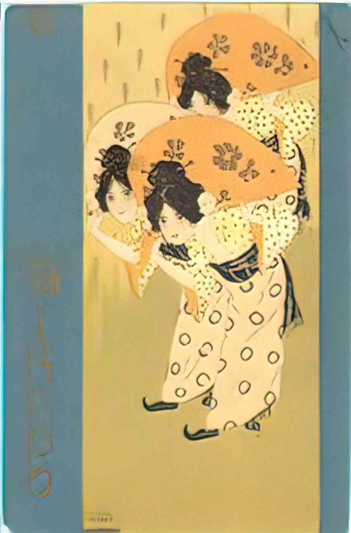 Raphael Kirchner mikado 1900 5 Art A4 Photo Print