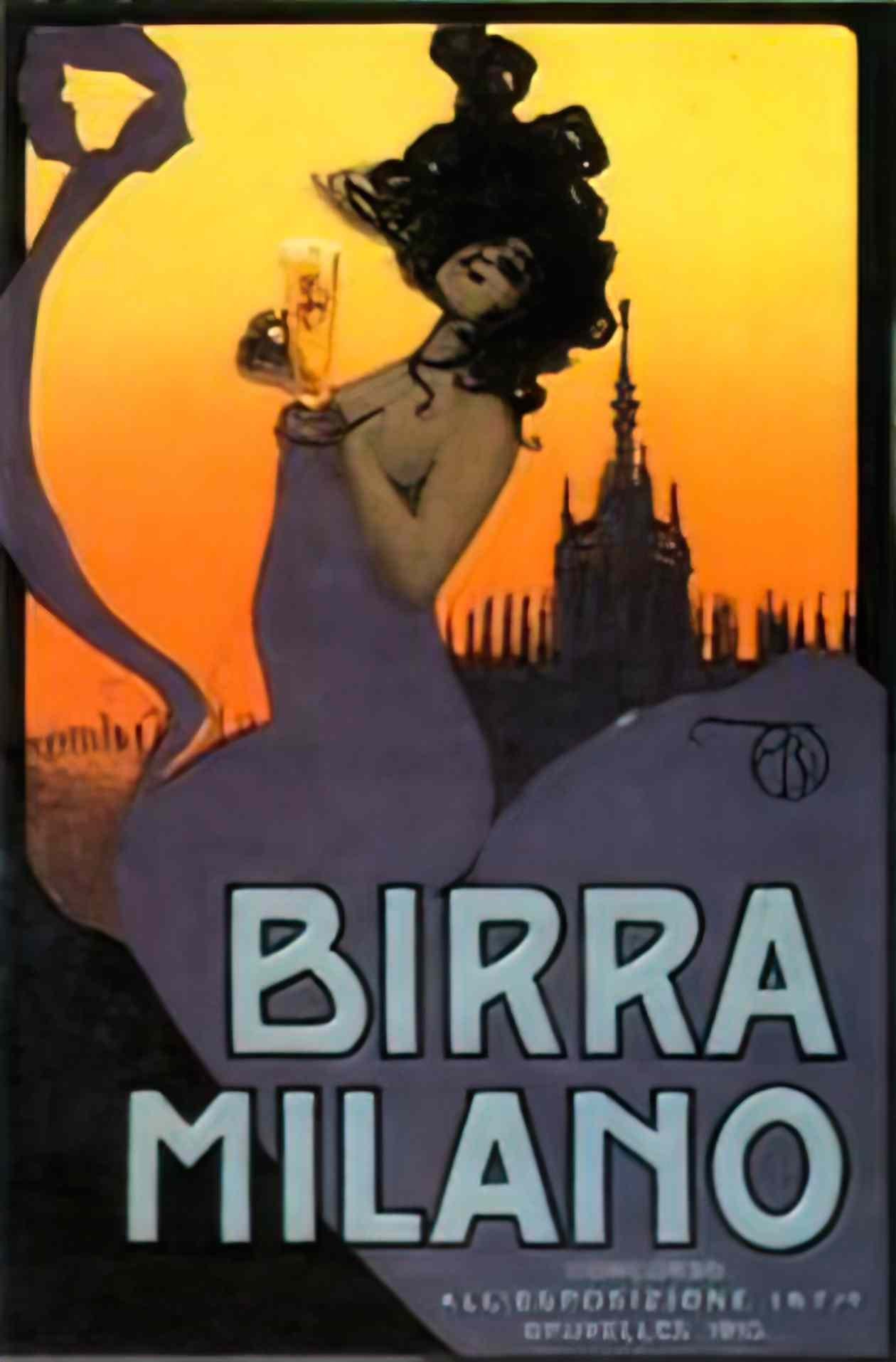 Raphael Kirchner milan beer Art A4 Photo Print