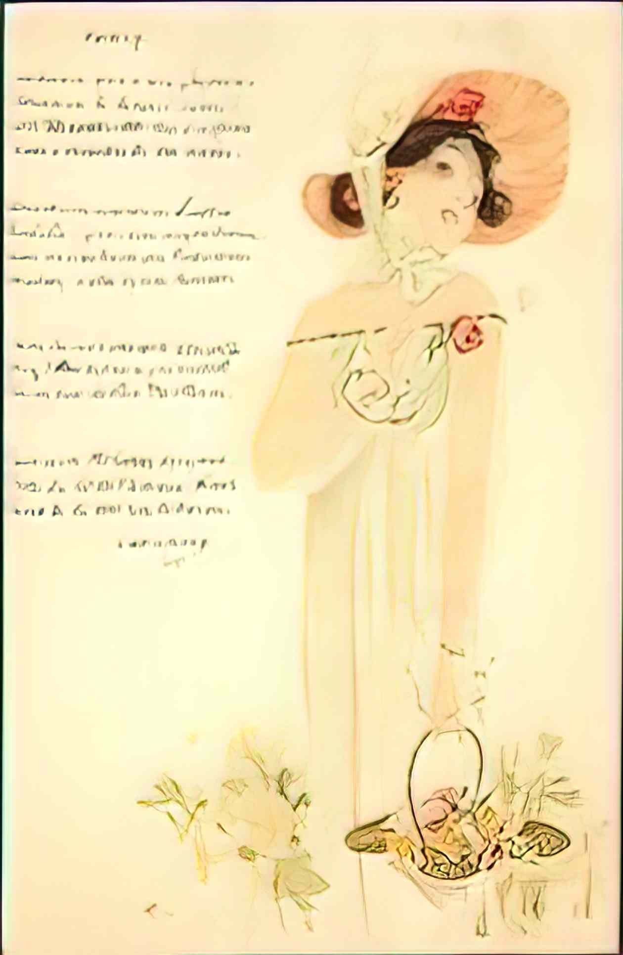 Raphael Kirchner modern girls 1901 1 Art A4 Photo Print