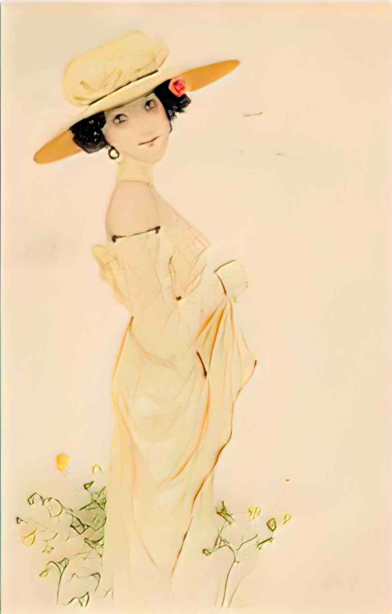 Raphael Kirchner modern girls 1901 2 Art A4 Photo Print