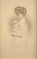 Raphael Kirchner nude drawings 14 Art A4 Photo Print