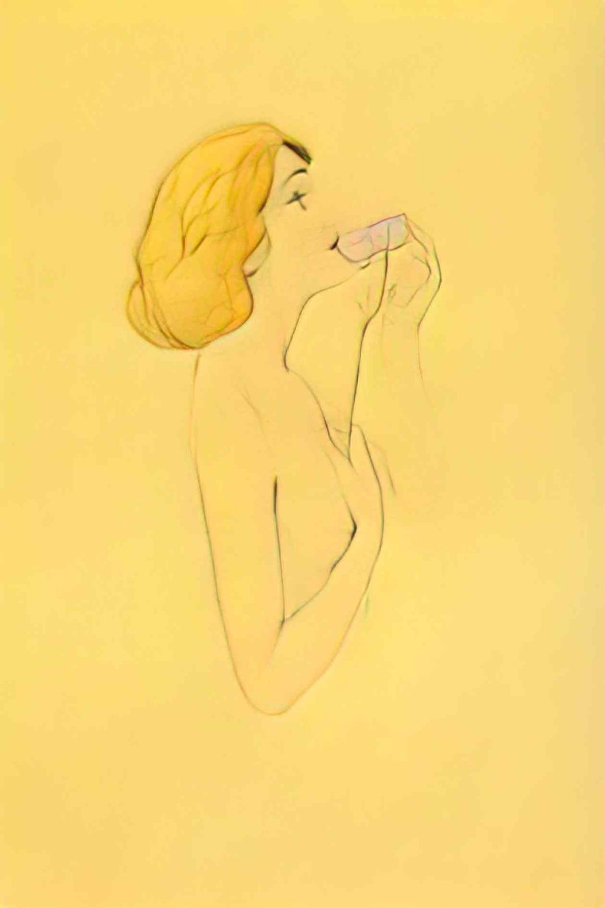 Raphael Kirchner nude drawings 2 Art A4 Photo Print