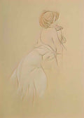 Raphael Kirchner nude drawings 4 Art A4 Photo Print
