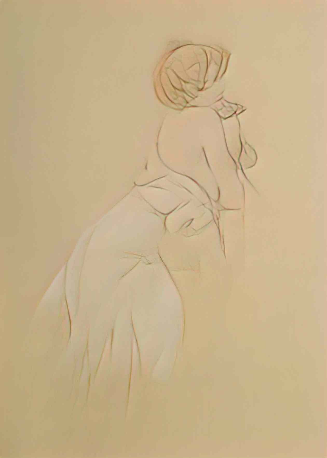 Raphael Kirchner nude drawings 4 Art A4 Photo Print