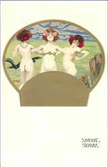 Raphael Kirchner old times 1 Art A4 Photo Print