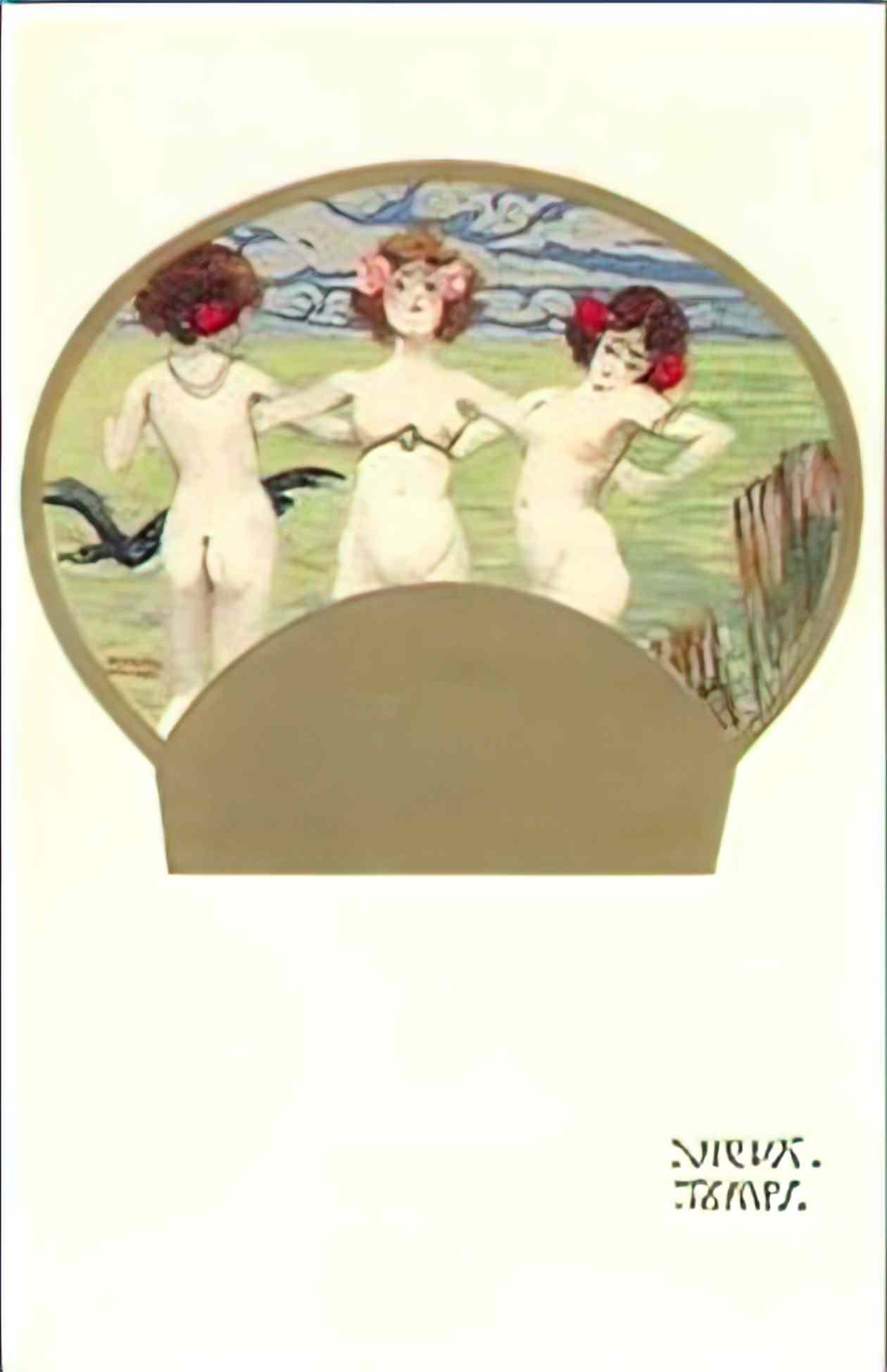 Raphael Kirchner old times 1 Art A4 Photo Print