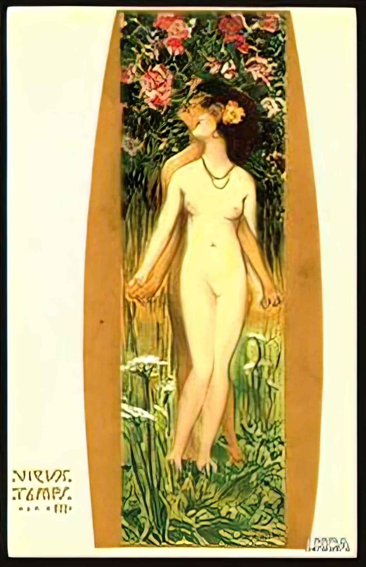 Raphael Kirchner old times 2 Art A4 Photo Print