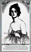 Raphael Kirchner olive thomas the pittsburgh press 1917 Art A4 Photo Print