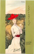 Raphael Kirchner parfums 1900 4 Art A4 Photo Print