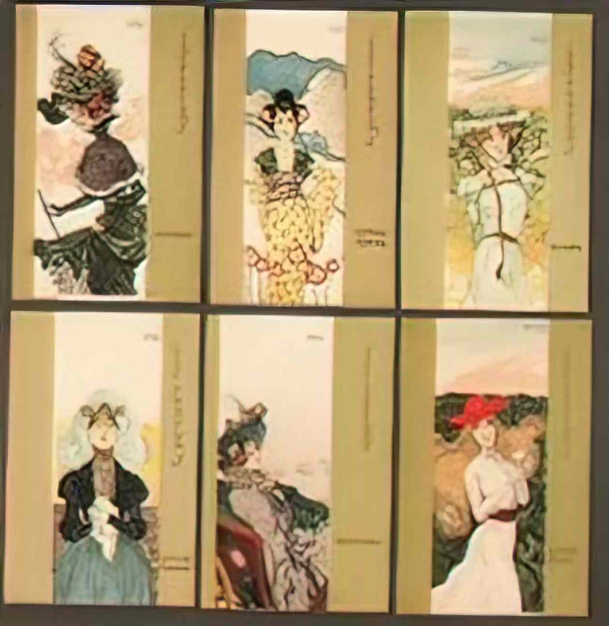 Raphael Kirchner parfums 1900 Art A4 Photo Print